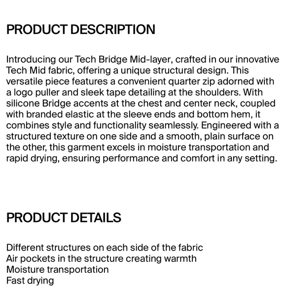 J.Lindeberg TECH BRIDGE MID LAYER Golf Jacket size XL EUC - Picture 5 of 6